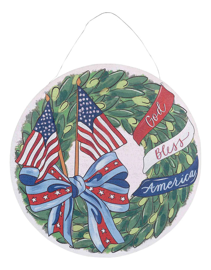 AMERICANA/WATERMELON REVERSIBLE BURLEE