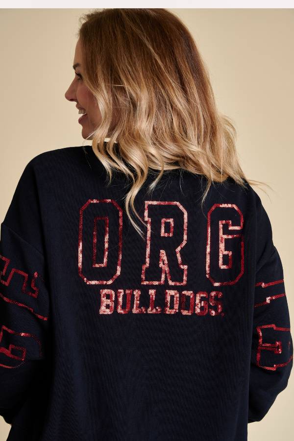 THE SEQUIN BOXY SWEATSHIRT | GEORGIA