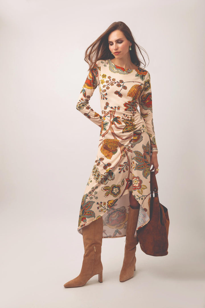 TABBY TREE OF LIFE JAMIE MIDI DRESS
