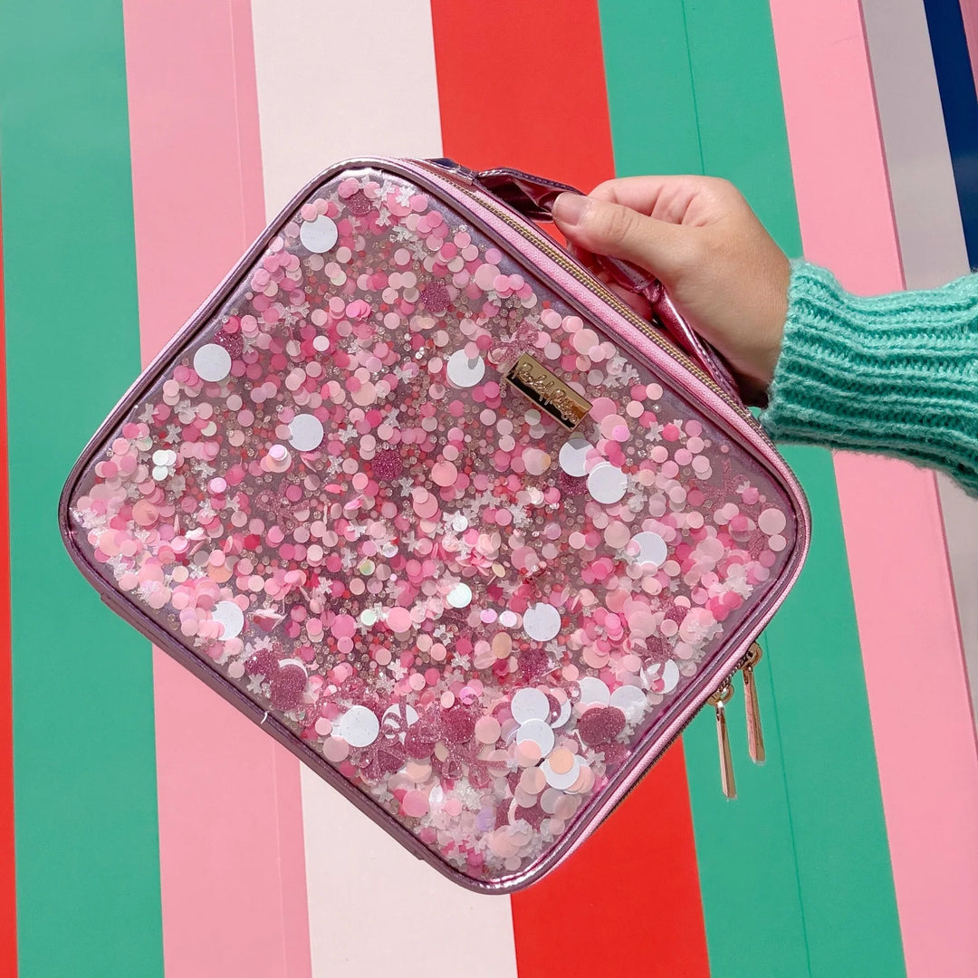 PINK BOWS & CONFETTI LUNCH BOX