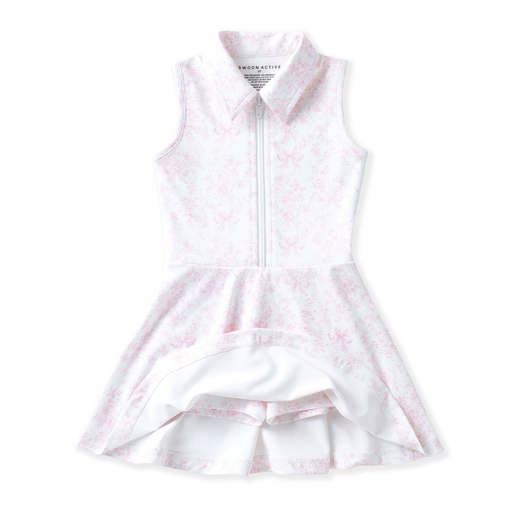 PINK TOILE TENNIS DRESS