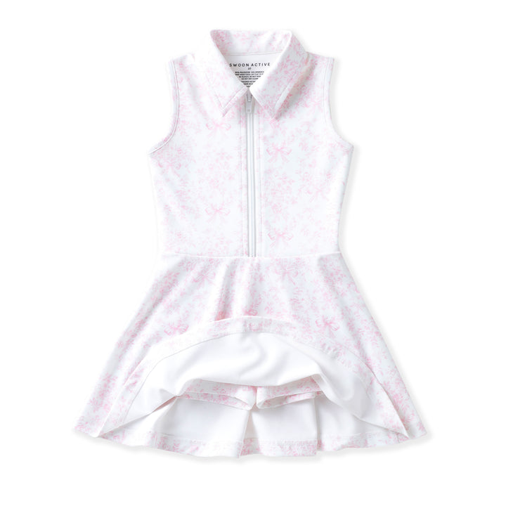 PINK TOILE TENNIS DRESS
