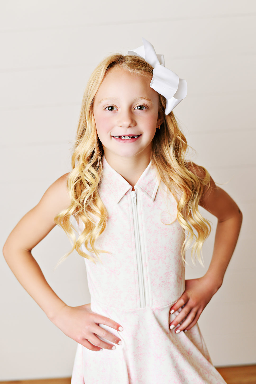 PINK TOILE TENNIS DRESS