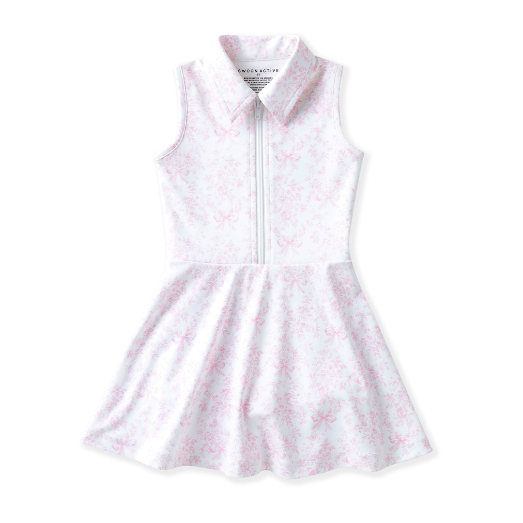 PINK TOILE TENNIS DRESS