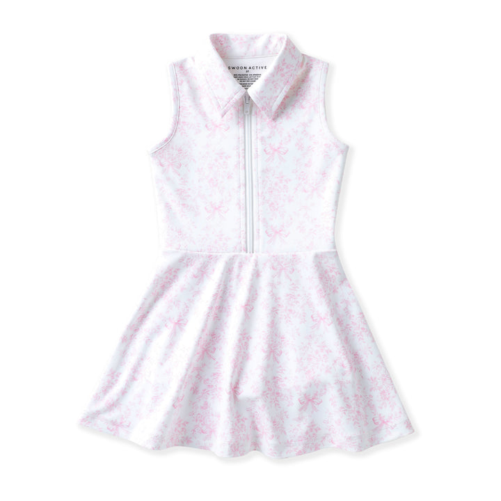 PINK TOILE TENNIS DRESS