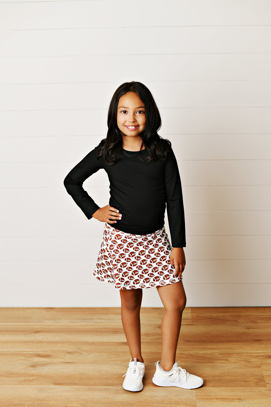 BLACK RUCHED TOP