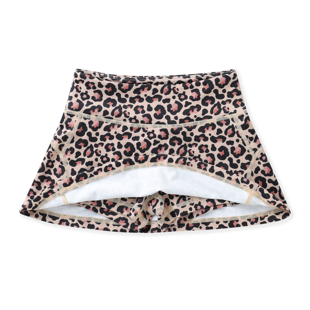 LEOPARD TENNIS SKORT
