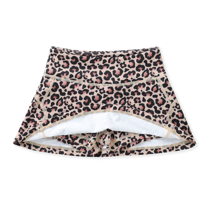LEOPARD TENNIS SKORT