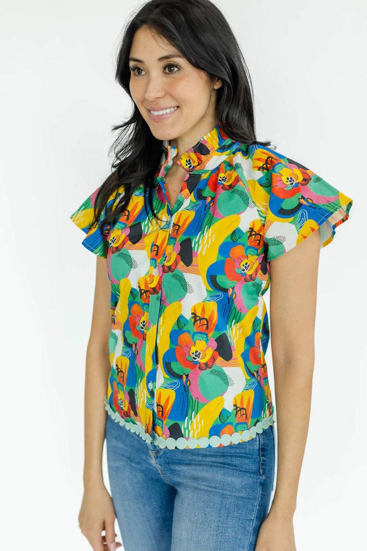 MARIE´: ADELYN BLOUSE | MORNING GLORY