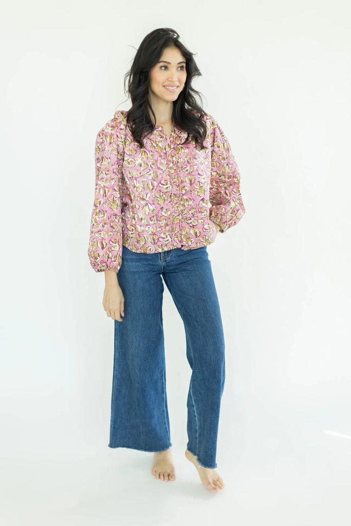 CLARA THE LABEL: AURELIA BLOUSE | AZALEA