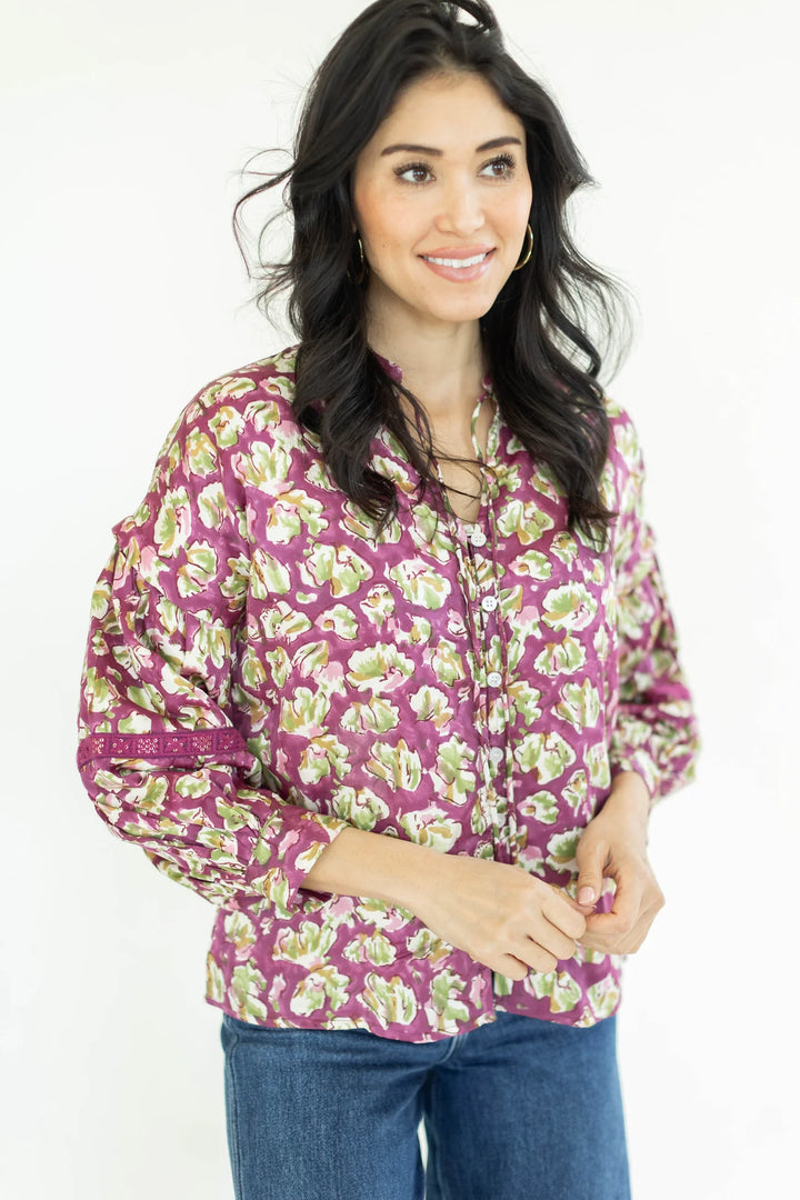 CLARA THE LABEL: EMMIE BLOUSE | PLUMERIA