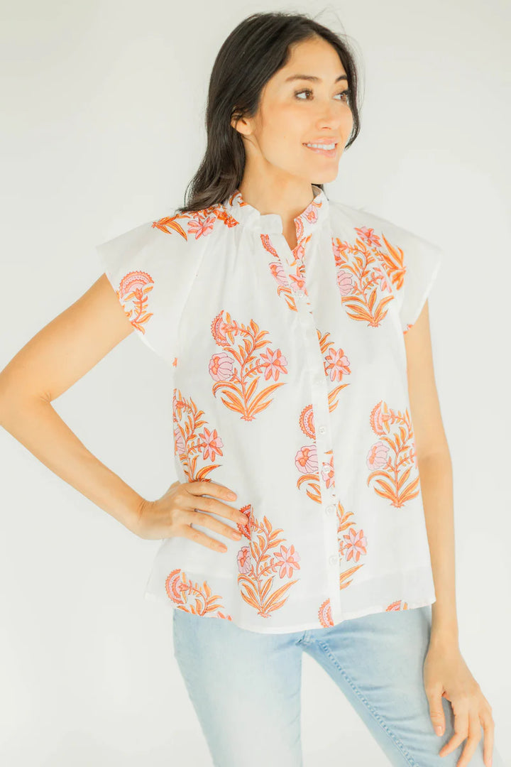 VICTORIA DUNN: BAYS BLOUSE | EMBERGLOW