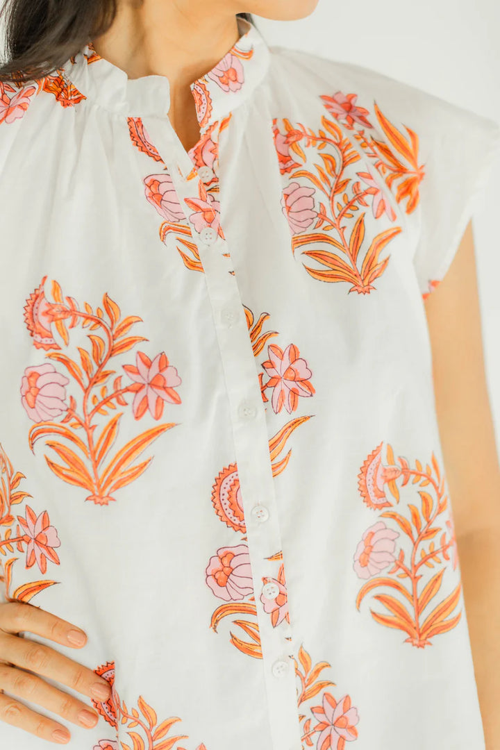 VICTORIA DUNN: BAYS BLOUSE | EMBERGLOW