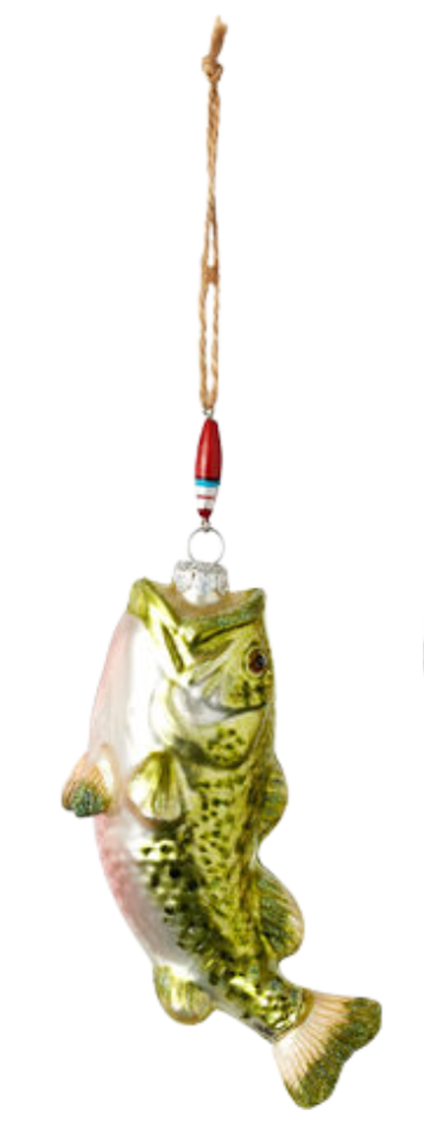 BASS FISHING ORNAMENT