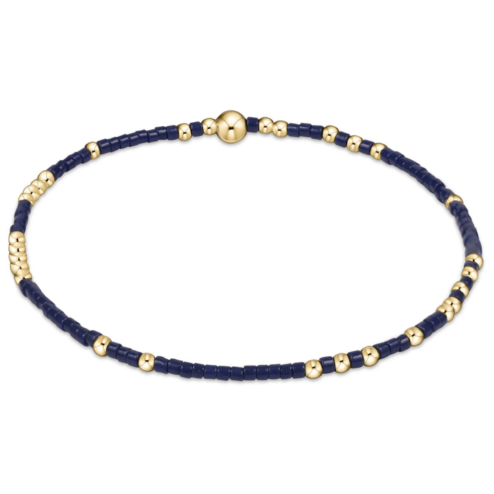 GAMEDAY HOPE UNWRITTEN BRACELET - MATTE NAVY