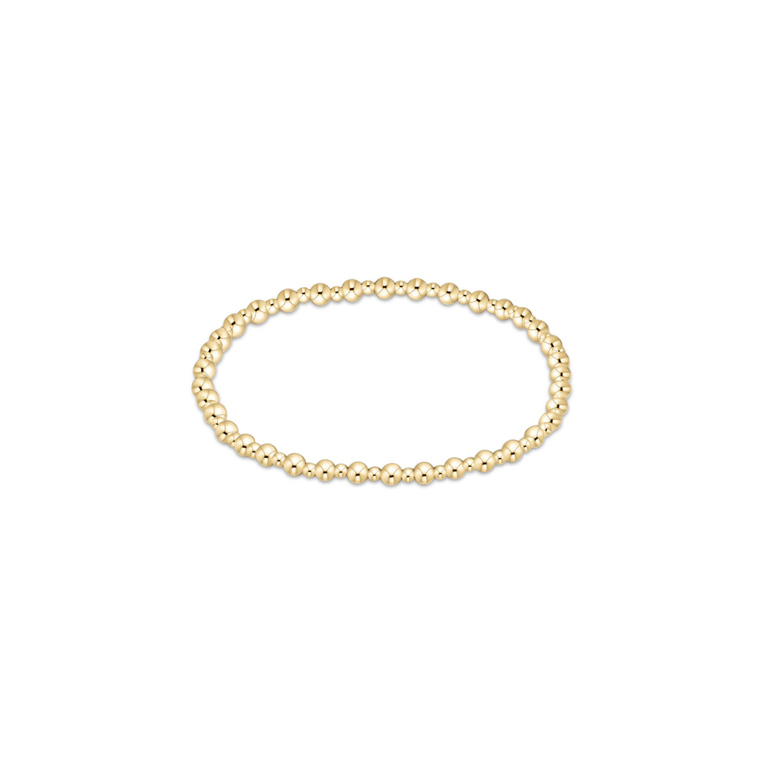 GRATEFUL GOLD 3MM BRACELET