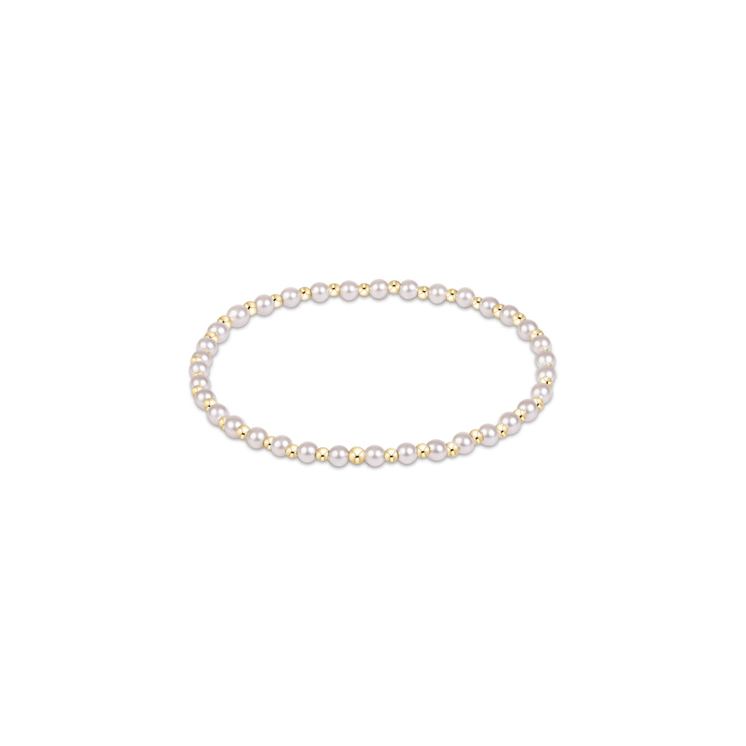 GRATEFUL PEARL 3MM BRACELET