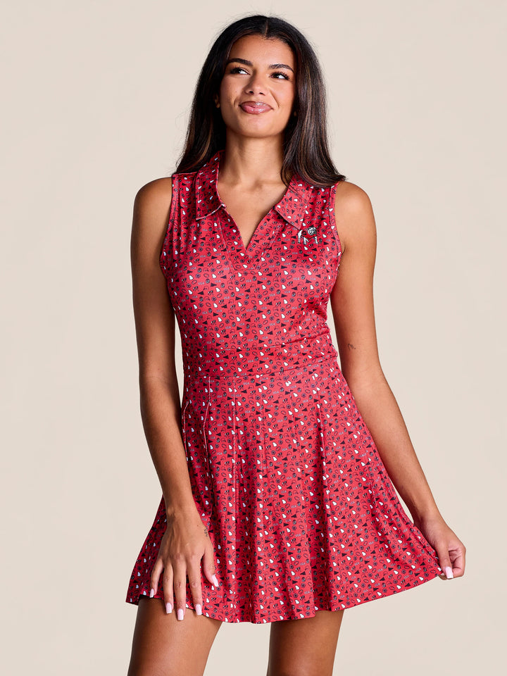 GEORGIA LEAGUE PLEATED TENNIS DRESS