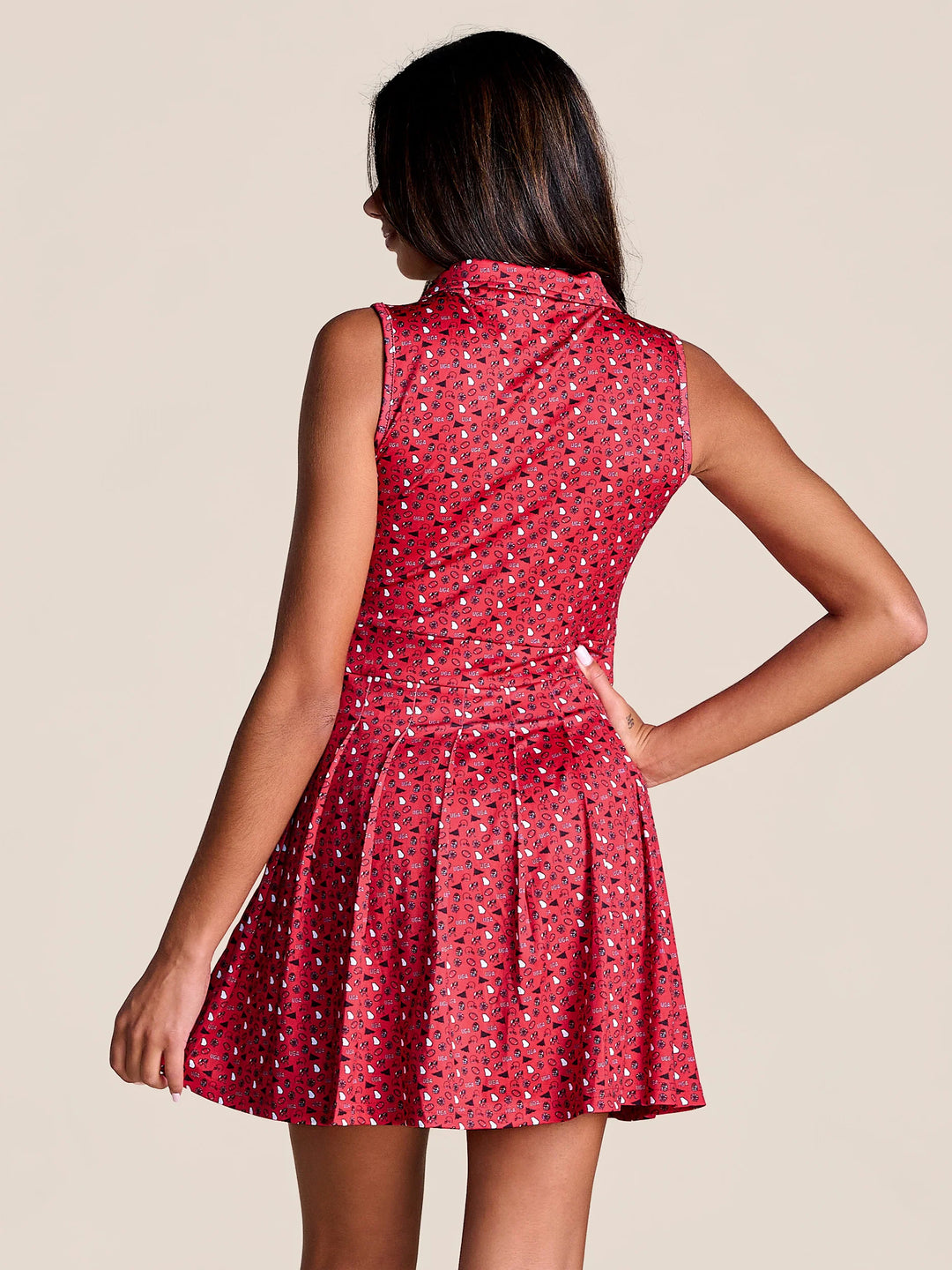 GEORGIA LEAGUE PLEATED TENNIS DRESS