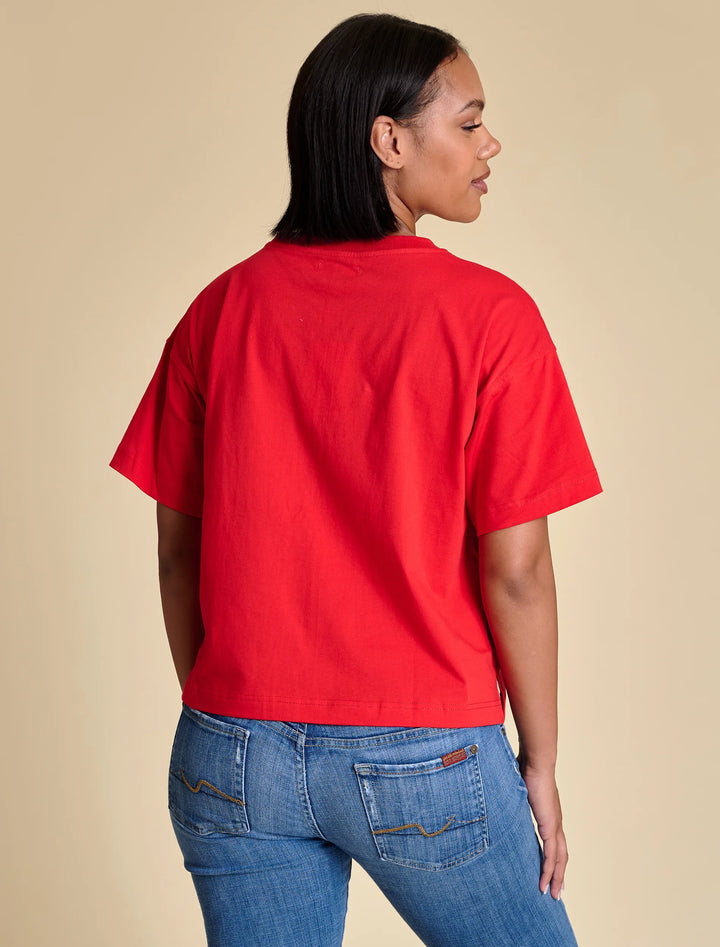 THE COLOR BLOCK SEQUIN TEE | GEORGIA