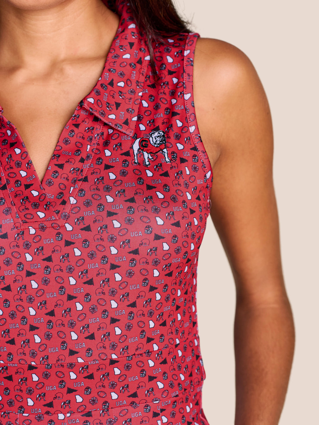 GEORGIA LEAGUE PLEATED TENNIS DRESS
