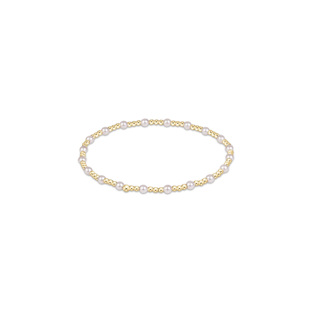 SINCERITY PEARL 3MM BRACELET