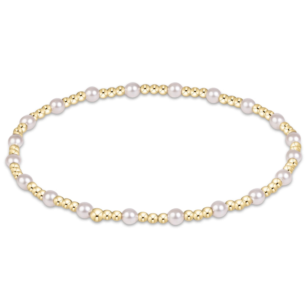  2mm, 14kt gold-filled beads and 3mm pearl crystals