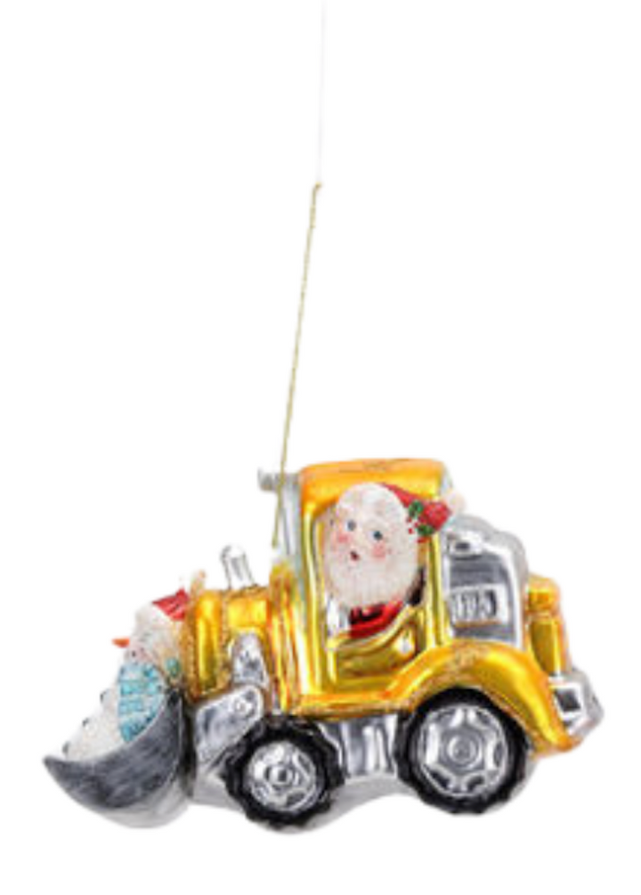 SANTA CONSTRUCTION ORNAMENT