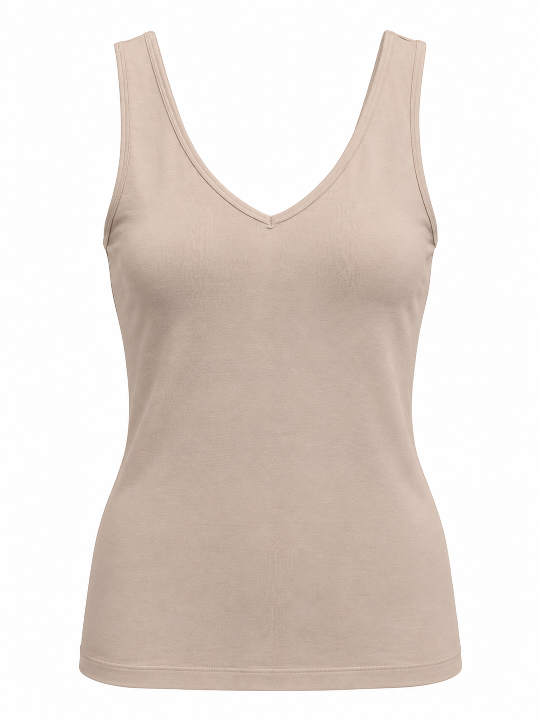 NUDE REVERSIBLE VNECK &amp; SCOOP NECK SEAMLESS TANK
