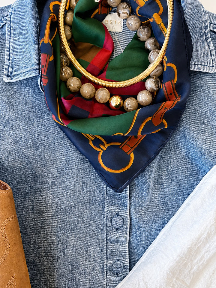 CLASSIC EQUESTRIAN SCARF