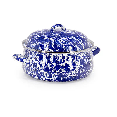 MARTIN/LANGSTON: COBALT SWIRL DUTCH OVEN