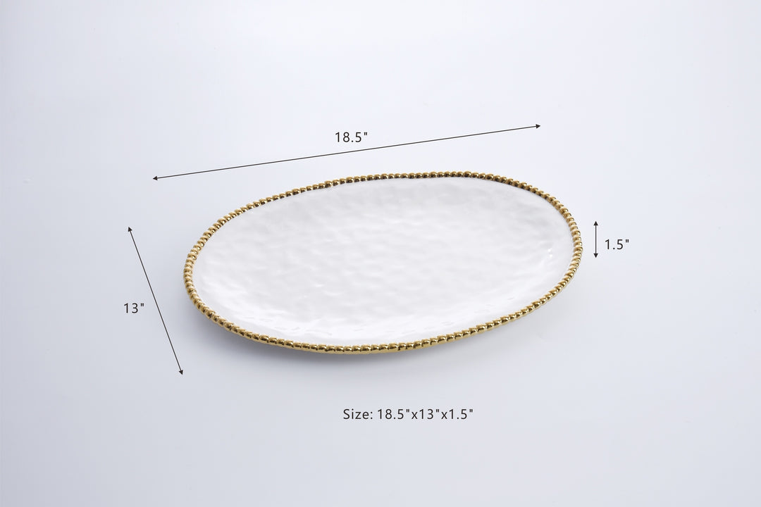 GOLDEN SALERNO LARGE OVAL PLATTER