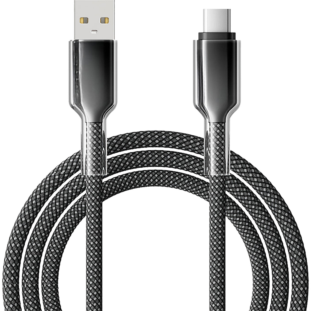 10FT BLACK USB-A TO USB-C 60W FAST CHARGING CABLE