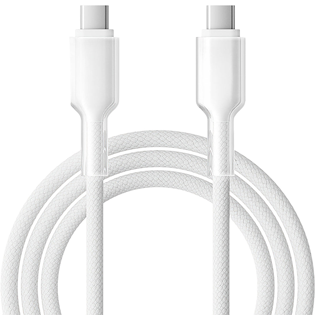10FT WHITE USB-C TO USB-C 60W FAST CHARGING CABLE
