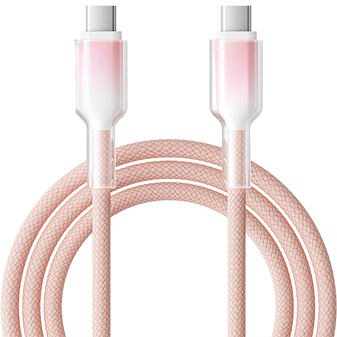 10FT PINK USB-C TO USB-C 60W FAST CHARGING CABLE
