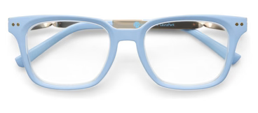 SIDEBAR - LIGHT BLUE/ROSEMARY STRIPE LAVENDER READING GLASSES