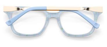 SIDEBAR - LIGHT BLUE/ROSEMARY STRIPE LAVENDER READING GLASSES
