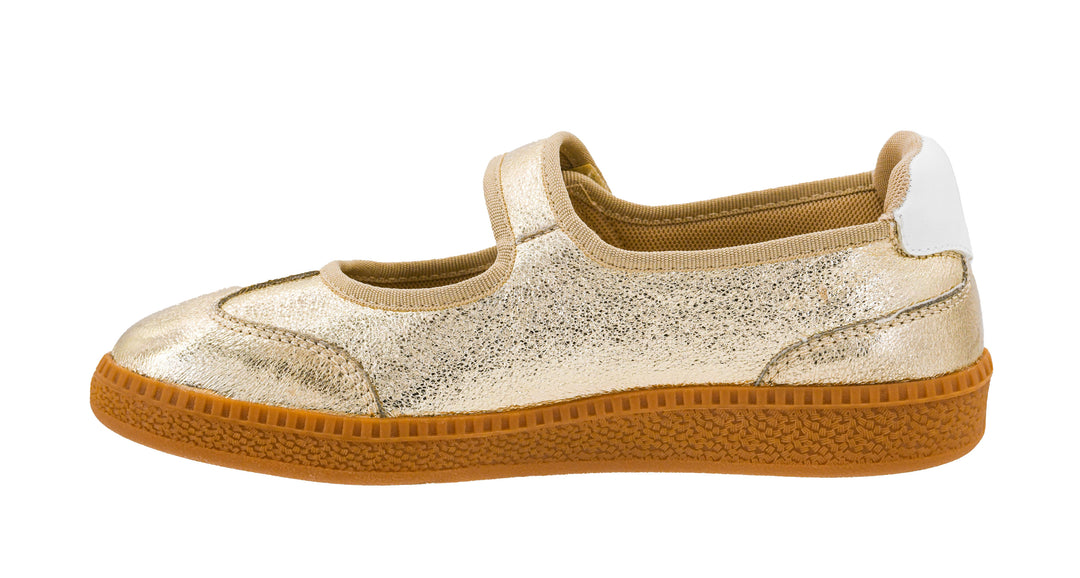 GOLD CALM DOWN MARY JANE SNEAKER