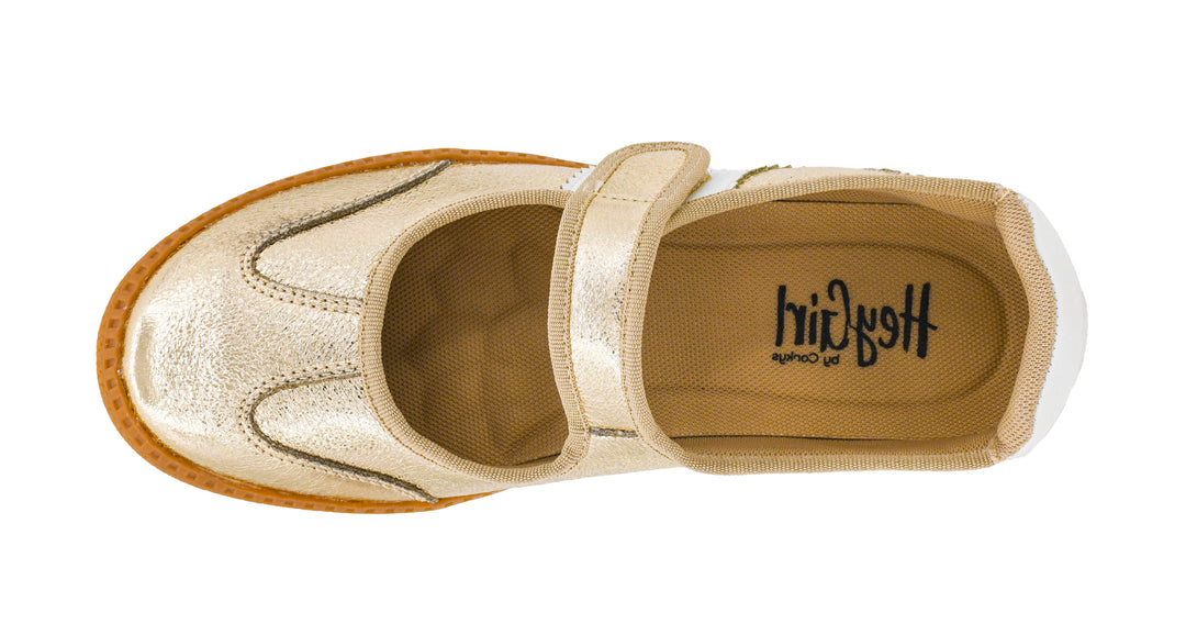 GOLD CALM DOWN MARY JANE SNEAKER