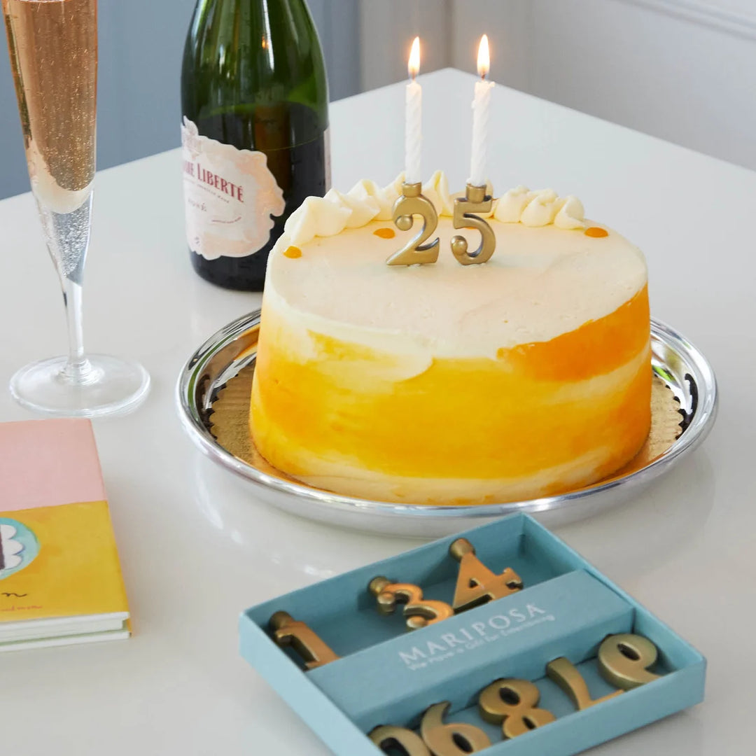 NUMBER CANDLE HOLDER SET