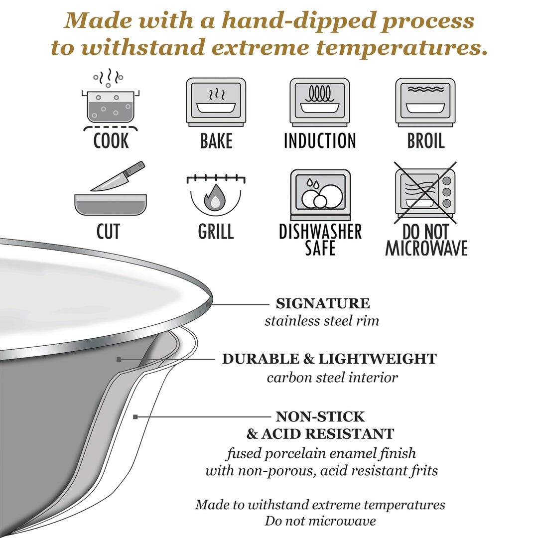 WHITE BROWNIE PAN