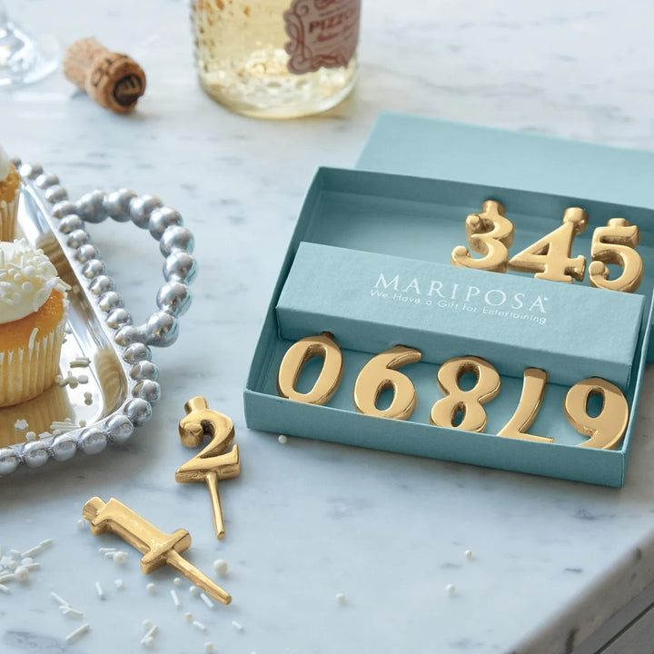 NUMBER CANDLE HOLDER SET