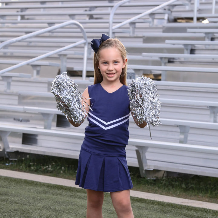 NAVY KNIT CHEER UNIFORM SET