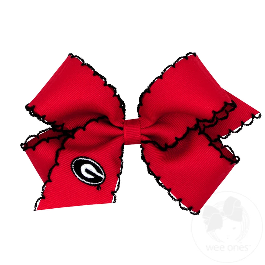 GEORGIA MOONSTITCH EMBROIDERED BOW