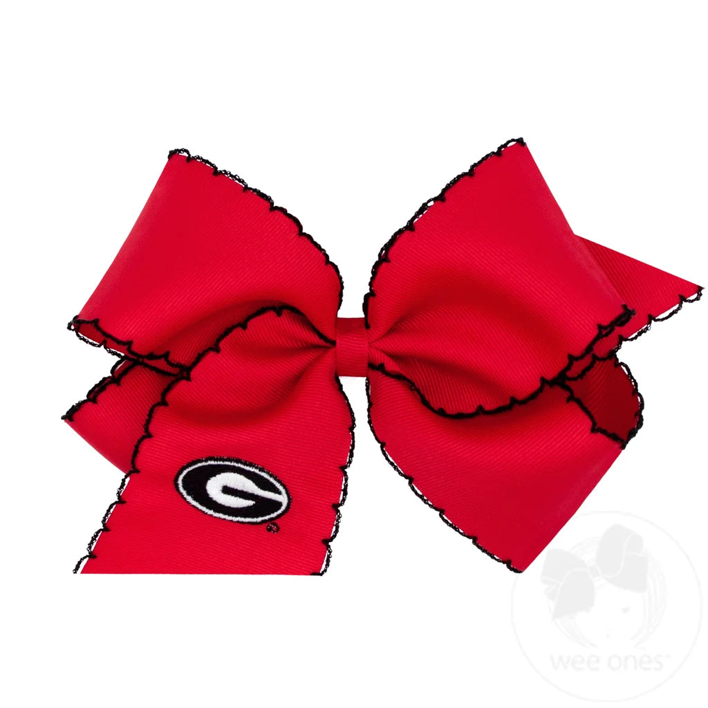GEORGIA MOONSTITCH EMBROIDERED BOW