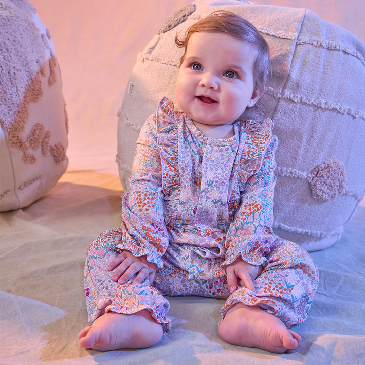 ARABELLA MODAL RUFFLE ROMPER