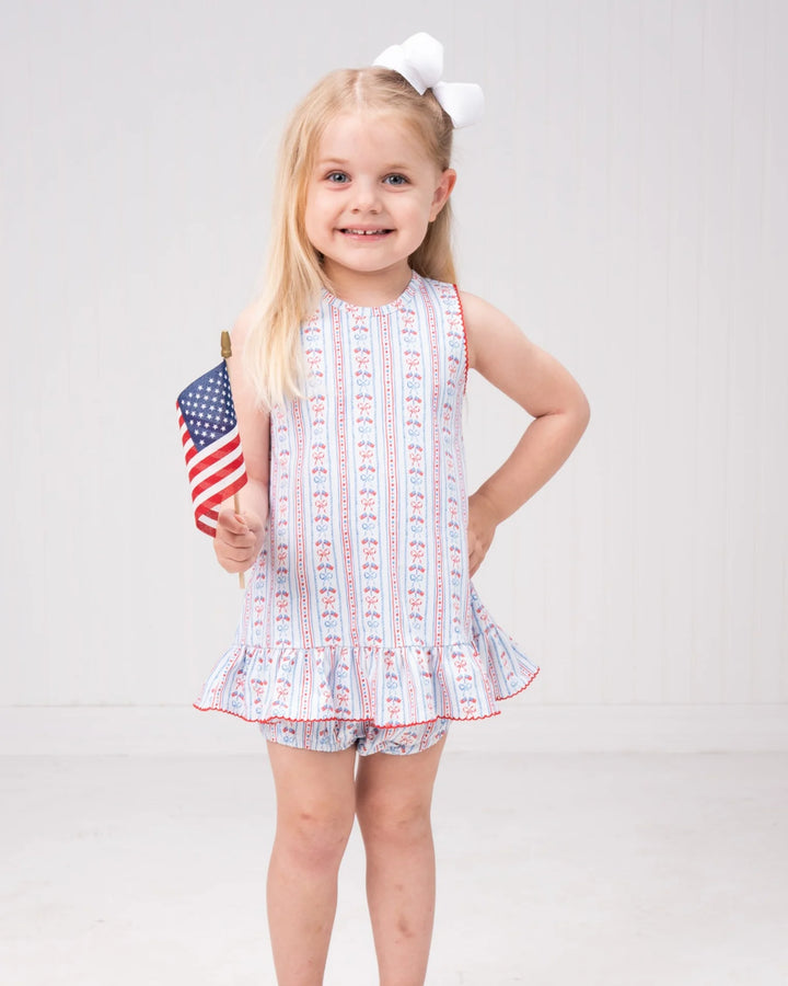 STARS & STRIPES LEANNA BLOOMER SET