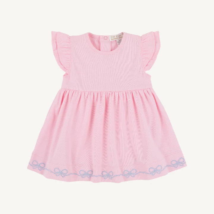 PIER PARTY PINK WITH BOWS DAISY'S DRESS