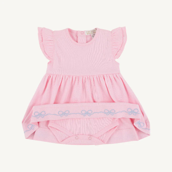 PIER PARTY PINK WITH BOWS DAISY'S DRESS
