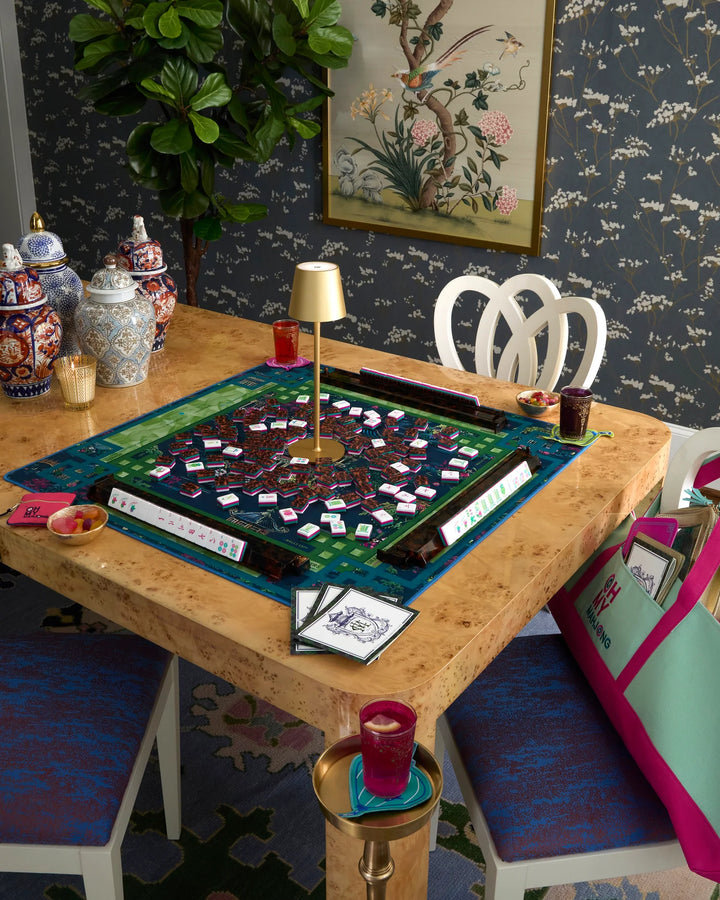 Oh My Mahjong Glow Wild Starter Kit complete mahjong starter kit for stylish game nights and gifting | Walker Boutique